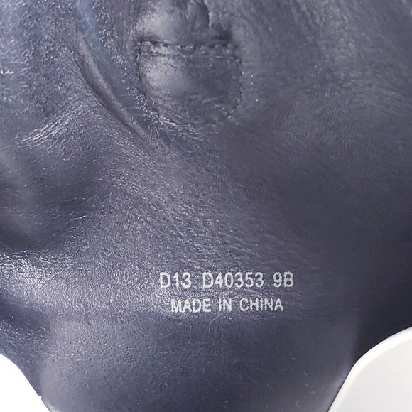 Cole Haan Women's Size 9 Wesley Black Leather Tall Riding Boots Low Heel Zip - Picture 11 of 11